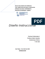 Informe Diseño Instruccional