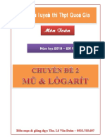 Chương 2 - Mũ - Lũy TH A - Logarit PDF