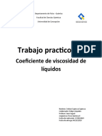 Trabajo Practico N°2: Coeficiente de Viscosidad de Líquidos