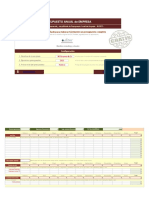 Plantilla para Elaborar El Presupuesto