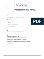 Daily Practice Problems (DPP) - Solution: Permutation & Combination