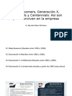 Baby Boomers, Generación X, Millennials y