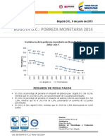 Bogota Pobreza 2014 PDF