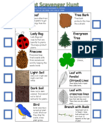 Horticulture Scavenger Hunt