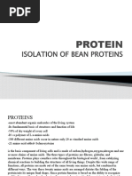 Isolation of Bean Proteins: Protein