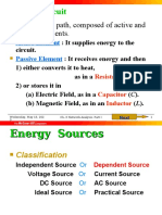 Electric Circuit: It Is A Closed Path, Composed of Active and Passive Elements