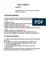 Mental Math Y2 SUMMER PDF