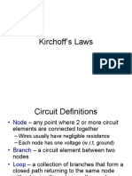 Kirchoff Laws