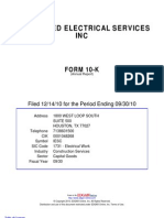 Integrated Electrical Services INC: FORM 10-K