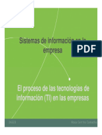 OpenClass Unidad 2 El Proceso de Las Tecnologías de Información (TI) en Las Empresas PDF