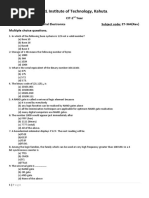 KRL Institute of Technology, Kahuta: CIT-2 Year Subject: Digital & Industrial Electronics Multiple Choice Questions