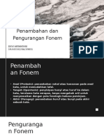 Devi Aryantari - Penambahan & Pengurangan Fonem