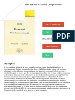 Chimie Électrochimie Résumés de Cours Et Exercices Corrigés Niveau A Télécharger, Lire PDF