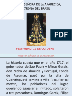 Historia de Nuestra Señora de La Aparecida, Patrona Del Brasil