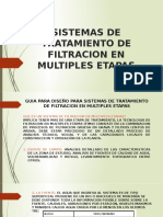 Sistemas de Tratamiento de Filtracion en Multiples Etapas