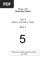 Mental Math Y5 SPRING