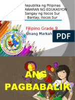 Ang Pagbabalik 1