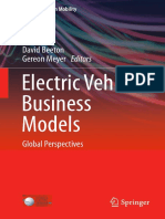 Electric Vehicle Business Models Global Perspectives by David Beeton and Gereon Meyer