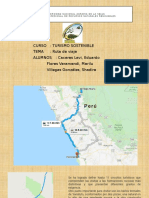 Ruta de Viaje Paracas