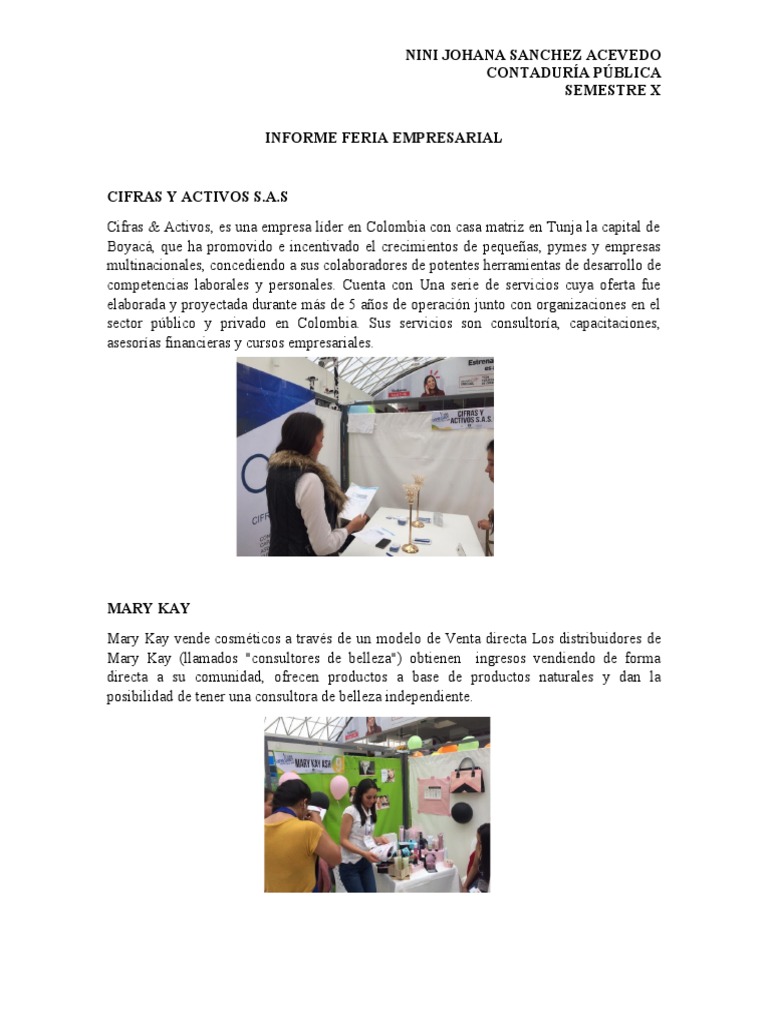 Informe sobre Emprendimientos en Boyacá | PDF | Business | Negocios ...