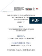 Actividad Iii. Guiones de Entrevista y Guías de Observación JCVM