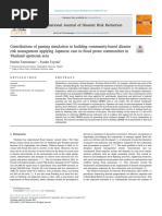 Contributions of gaming simulation in building community-based disaster risk management applying Japanese case to flood prone communities in Thailand upstream area