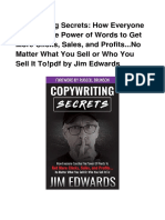 Amazon Copywriting Secrets How Everyone Can Use The Power of Words To Get More Clicks Sales and P20200309 62415 1he8taq PDF