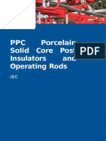 PPC Porcelain Solid Core Post Insulators and Operating Rods