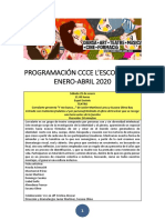 Programación ESCORXADOR Enero A Abril 2020