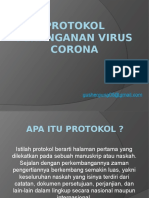 Protokol Penanganan Virus Corona