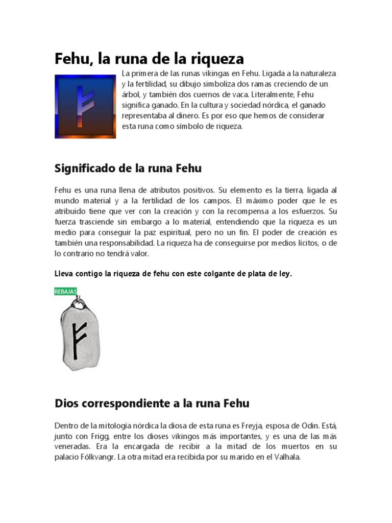 Velha Rune Fehu Que Significa Energia De Riqueza Energia Antigo Escandinavo  Alfabeto Aviário Ilustração do Vetor - Ilustração de antigo, desenhado:  236177062