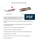 Fluke Test Lead TL175E PDF