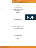 Actividad de Estadistica para Hoy