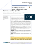 Alzheimer’s disease diagnosis based on the Hippocampal Unified Multi‐Atlas Network (HUMAN) algorithm