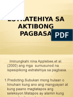 Estratehiya Sa Aktibong Pagbasa