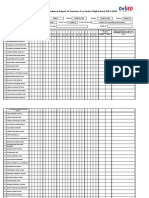 School Form 2 Daily Attendance Report of Learners For Senior High School (SF2-SHS)