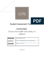 CHCECE002 Student Assessment Tool