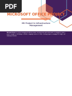 Microsoft Office Project: MS Project in Infrastructure Management