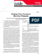 Tratamiento de Agua Potable Osmosis Inversa PDF