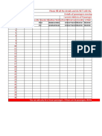 Please Fill All The Details and Do NOT Edit The Headers (In Red) Details of Passengers Moving Current Address of Passenger (C)