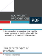 Equivalent Propositions