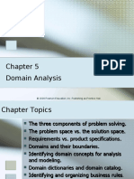 Domain Analysis: © 2009 Pearson Education, Inc. Publishing As Prentice Hall