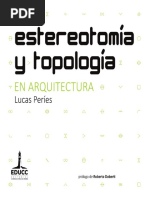 Etrereotomía y topología en arquitectura Lucas Períes