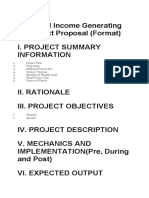 DepEd Income Generating Project Proposal