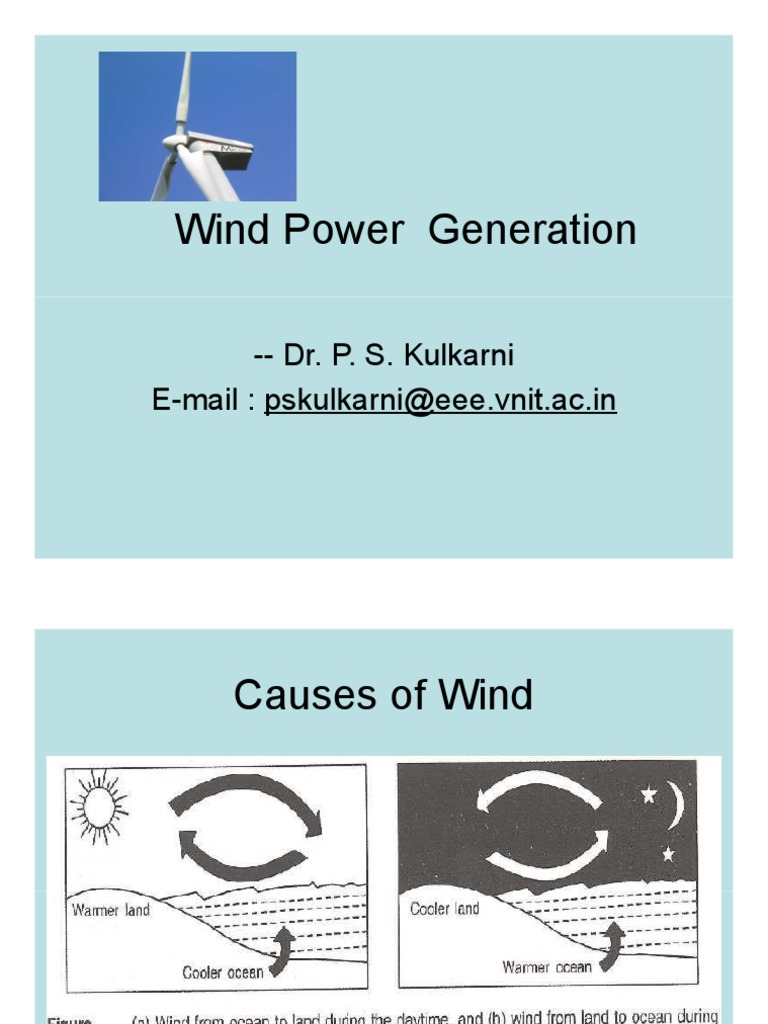 Wind Power Generation Overview | PDF | Wind Power | Power Electronics