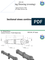 Engineering Drawing (Evening) : Sectional Views Continues