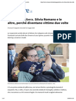 Silvia e Le Vittime Ferite Due Volte - Avvenire 13/05/2020