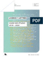 Guide-etudes-L1-Lettres-2019 - Final 2 PDF