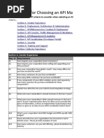 RFP Criteria For Choosing An API Management Solution