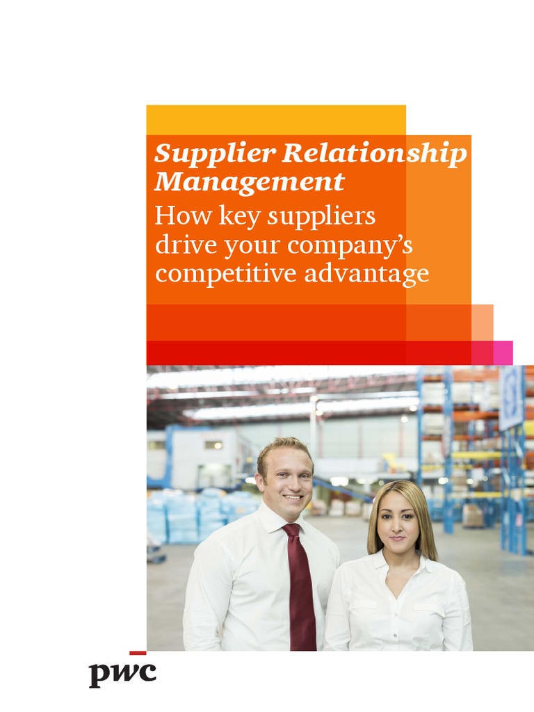 PWC Supplier Relationship Management PDF | PDF | Procurement | Supply Chain